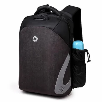 

TOP POWER Fashion Waterproof Oxford Men Backpack 15.6inch USB Charge Laptop Backpack Women Anti theft Password lock School Bags