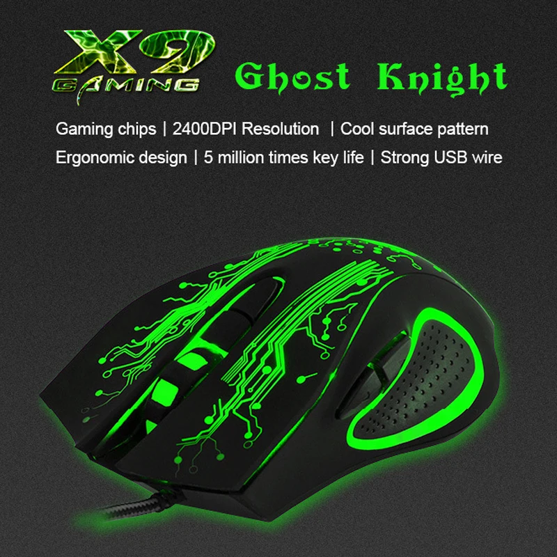 Игровая RGB игровая мышь iMice проводная с подсветкой для компьютера ноутбука ПК