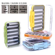High Quality Mini Double Layer ABS Fly Fishing Box Waterproof Bait Box Fly Bait Box Fishing Tool Box Tackle Accessories