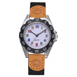 Женские часы корейская мода ретро классический кожаный ремешок наручные часы женские Цифровые кварцевые часы оптовая продажа Relojes Para Mujer