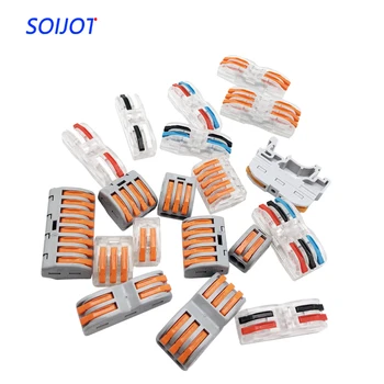 

(30-50pcs/lot) 222-412 413 415 mini fast wire Connectors,Universal Wiring Connector,push-in Terminal,Led Light conector SPL-2