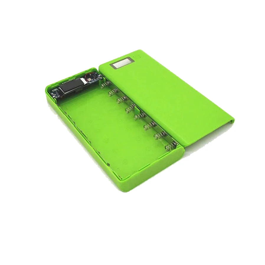

kebidumei DIY 5V Dual USB 18650 Power Bank Battery Case Box Charger DIY Shell 8*18650 Charge for Mobile Phone iphone7 8 xiaomi