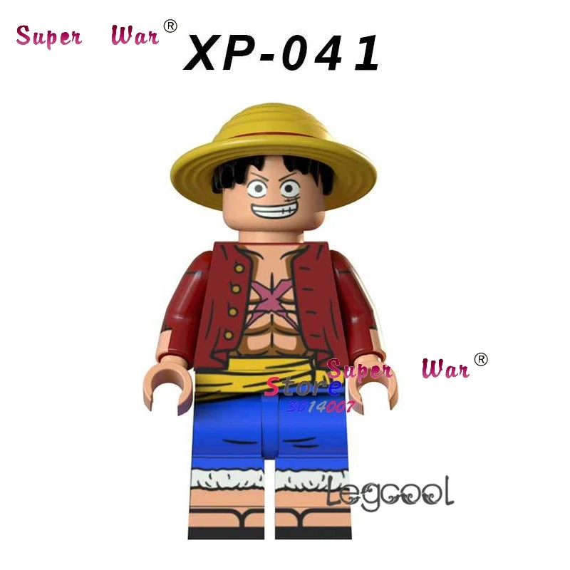 

1PCS model building blocks action superheroes Monkey D.Luffy Sea Adventure Marvel DC diy toys for children gift