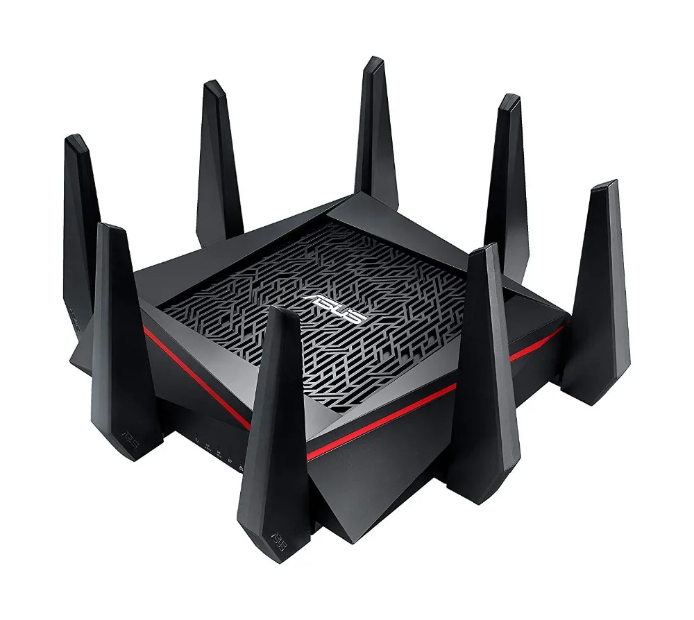 

Best WiFi Gaming Router ASUS RT-AC5300 AC5300 (Original Package) Tri-Band 5330Mbps MU-MIMO AiMesh for mesh wifi system