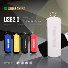 SUMSONIKO USB Flash Drive Вращения 5 Цветов Pen Drive Пользовательские подарок USB Stick Высокая Скорость Карты Памяти Специальное предложение Бесплатная Доставка доставка