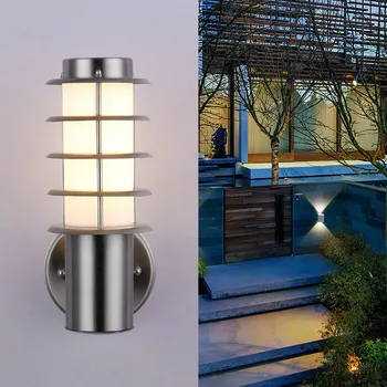 

Modern minimalist led outdoor light illuminated courtyard wall light anti-rust balcony aisle wall lamp lw514555py