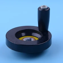 63 мм M6 свинцовый резьбовой стержень маховик с Вращающаяся ручка для Токарный станок ЧПУ сгибать фрезерный станок