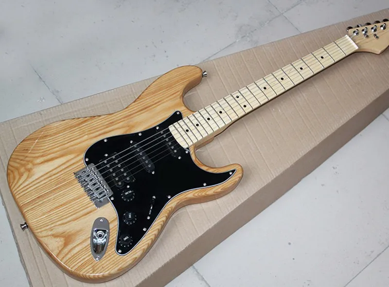 Buy Natural ASH Wood Color Body Electric Guitar with