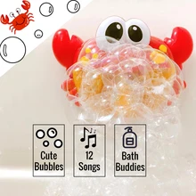 Пузырьковый Краб устройство для мыльных пузырей Детские Банный Пузырь Воздуходувки мыло ящик для жидкостей