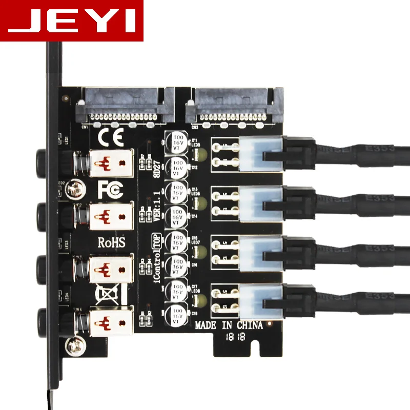 Power-Switch Hard-Control-System Hard-Disk JEYI Four HDD 4 SSD Intelligent-Control More