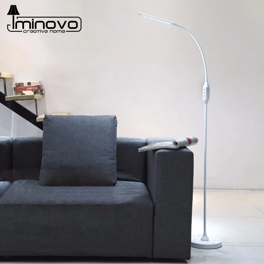 IMINOVO Novelty Floor Lamp Adjustable Neck Stand Lamp Living Room Home