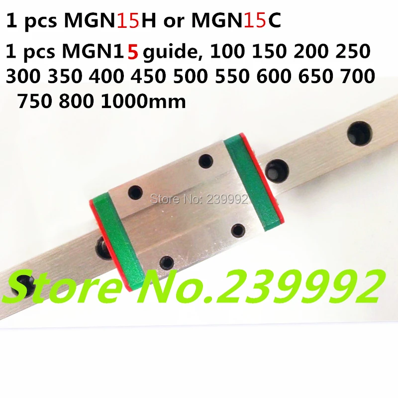 Kossel Pro Miniature MGN12 1000mm 12mm linear slide :3pcs L-1000mm rail+3pcs MGN12H carriage for X Y Z axies | Обустройство дома