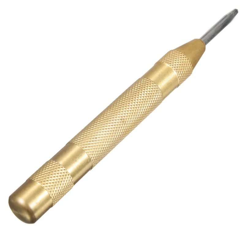 

New 1 pc 5 Inch Automatic Center Pin Punch Spring Loaded Marking Starting Holes Drill Bit Power Tool High Quality