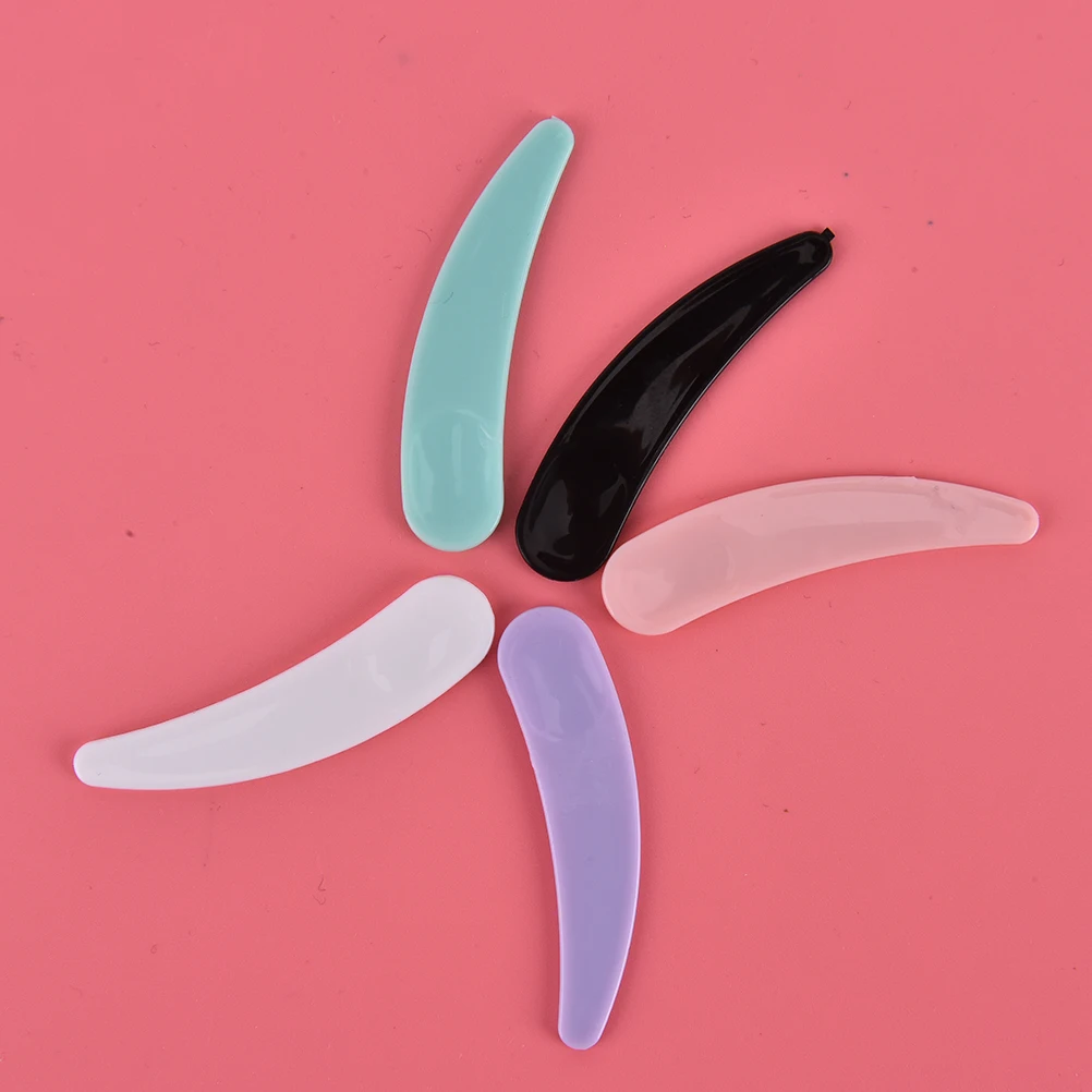 30 шт цветные мини Одноразовые Косметические лопатки совок пластиковая ложка маска для лица палочка макияж инструменты оборудование для лица