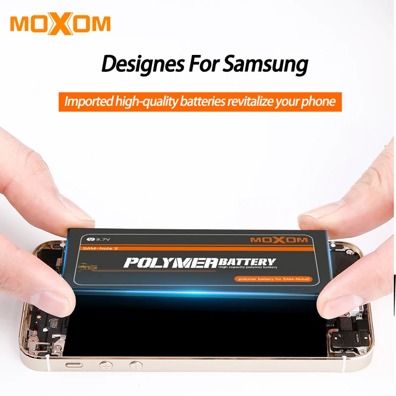 Аккумулятор MOXOM для телефона Samsung GALAXY S8 Plus сменный литий полимерный аккумулятор