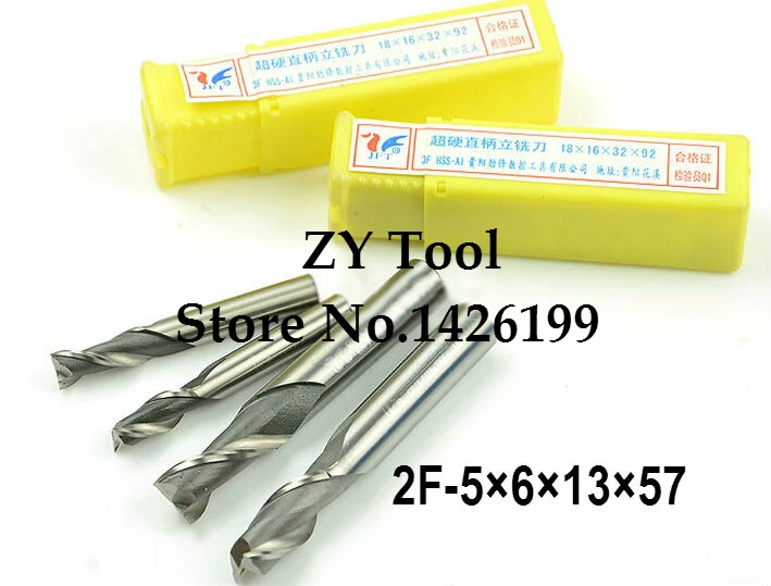 EsportsMJJ 6 Mm X 6 Mm 3 Flûte HSS Aluminium Embout Fraise CNC Extended