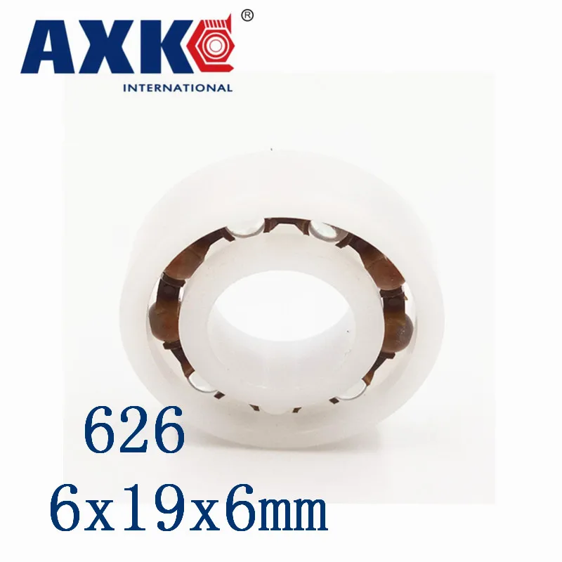 AXK 626 POM (10PCS)  Plastic ball bearings 6x19x6mm  Glass Balls 6mm/19mm/6mm