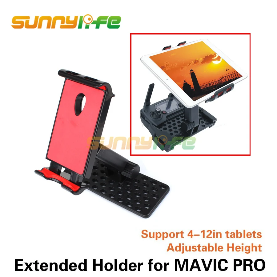 360 Degree Rotatable Holder Extended Holder Bracket Support 4 12in Phone Tablet for DJI SPARK MAVIC