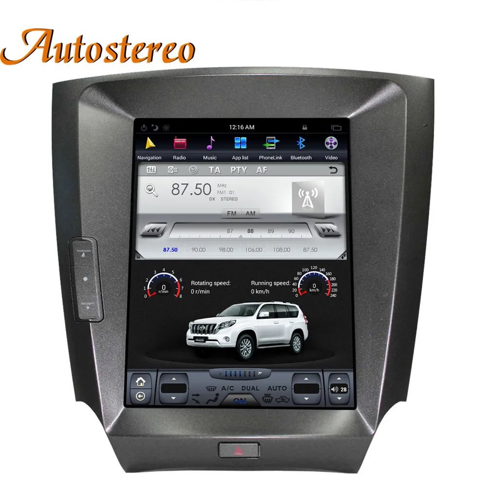 Clearance Vertical Screen Tesla Style Android Car GPS navigation For LEXUS IS200 IS250 IS300 IS350 radio tape recorder Multimedia headunit 2