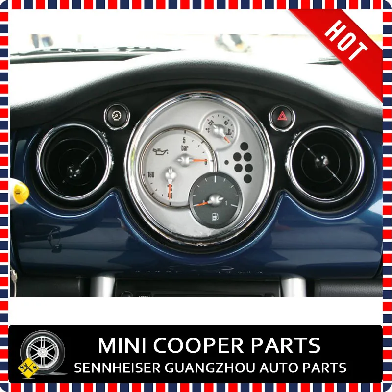 Новый внутренний комплект из Хромированного материала подходит для Mini Cooper R50/2/3 (26