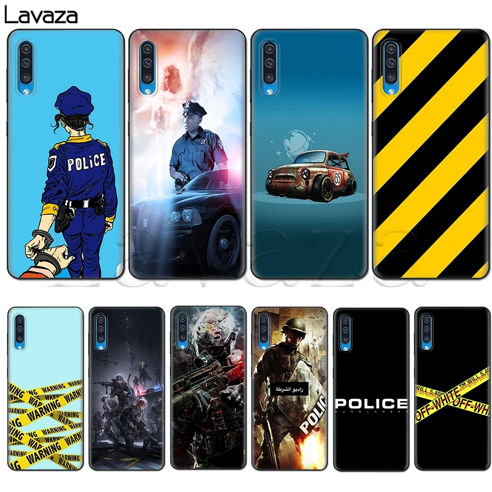 

Lavaza Police Symbol Soft Silicone Case for Samsung Galaxy A10S A20S A30S A40S A50S Note 10 Plus A70 M10 M20 M30