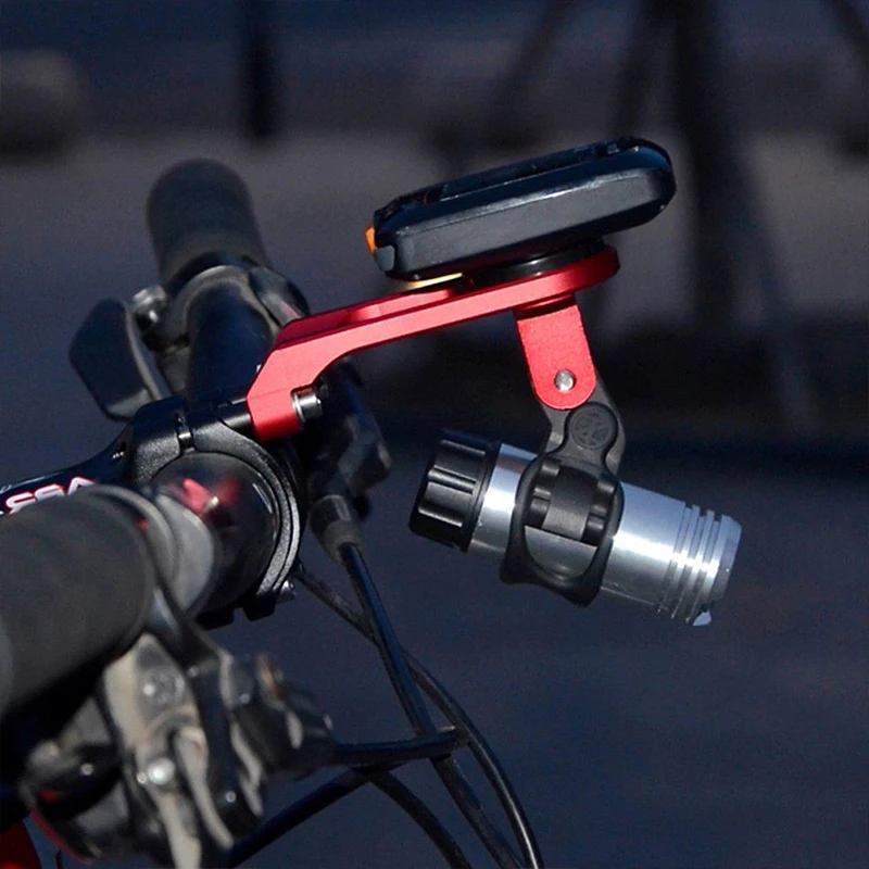 Универсальный Внешний Передний Велосипед Компьютер Крепление кронштейн руля цикл мобильный телефон с фонариком держатели камер