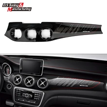 1 pcs Mercedes AMG dashboard trim carbon fiber / ABS air condition vent trim for benz CLA 2015 2016 GLA X156