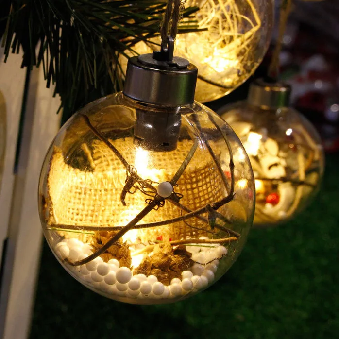 Батарея гирлянда Рождество шар украшения светодиодный светильники для сада-Фея Водонепроницаемый Xams Декор кристалл шар