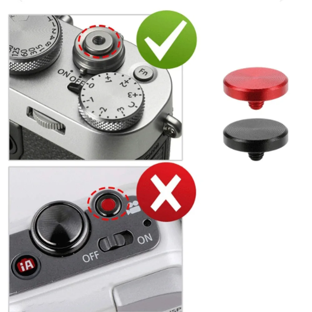 11 мм вогнутая кнопка спуска затвора с резиновым кольцом для цифровой камеры Olympus PEN-F Fujifilm X-T20 X-T10 X-T3 1 шт