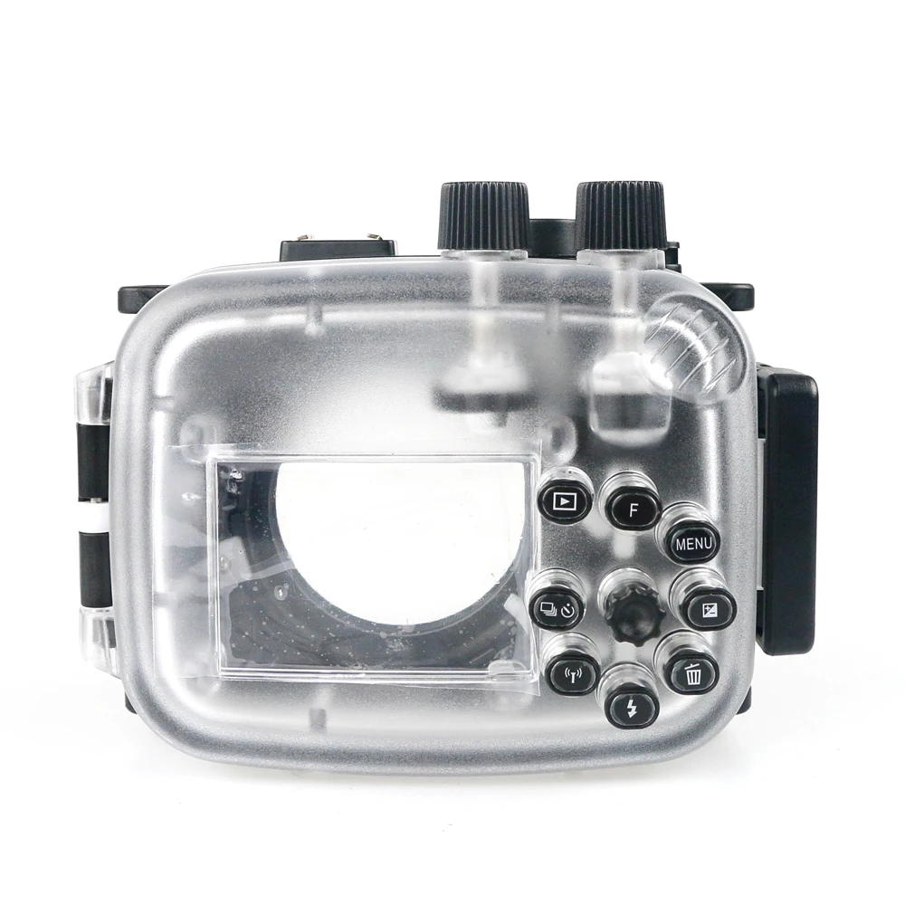 For Nikon J5 10mm Camera Housing Underwater Case 40m Depth Rating Photo Videography Impermeable Bag Cover + Scuba Diving Glasses