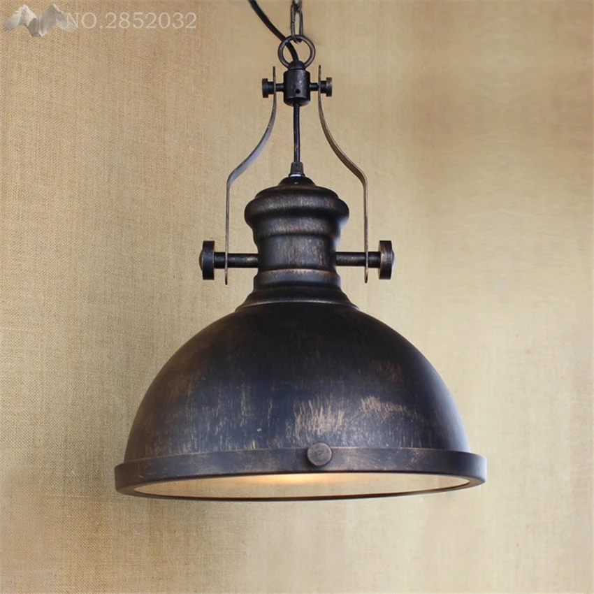 Vintage Industrial Lighting Iron Lamp Holder Pendant Light Bedroom