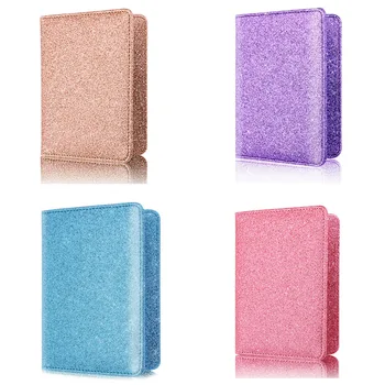 

THINKTHENDO Fashion Design Shiny Passport Holder Wallet RFID Blocking Case for Passport Travel Cover Case