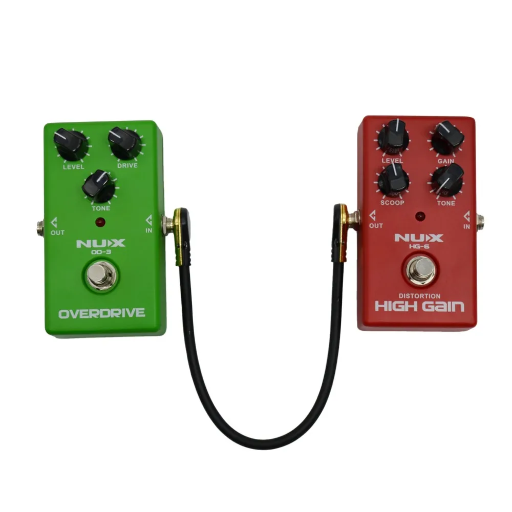 1PCS 30cm Electric Guitar Effector Amplifier Connector 6.35mm Audio