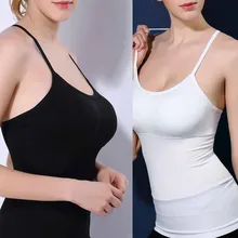 Горячая Распродажа Летняя Сексуальная Женская хлопковая рубашка с ремнем на груди Топ жилет майка для упражнения тренировка 9094