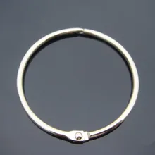 1000 шт. 50 мм книга Хооп связывания Кольца Биндер обручи вкладыша кольцо записки альбом diy брелок