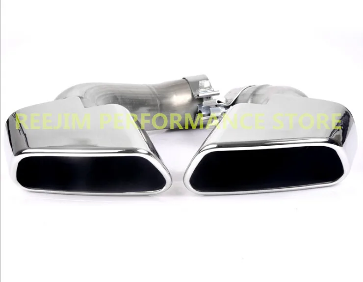 Зеркальная полировка глушитель наконечник для 14-16 BMW F15 X5 автомобильный Стайлинг