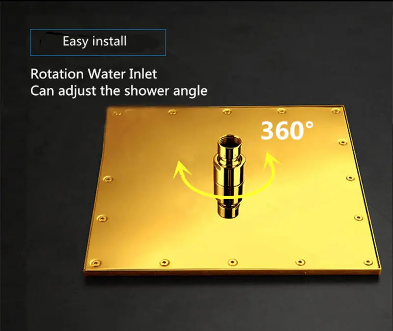 LED Shower Head square 2