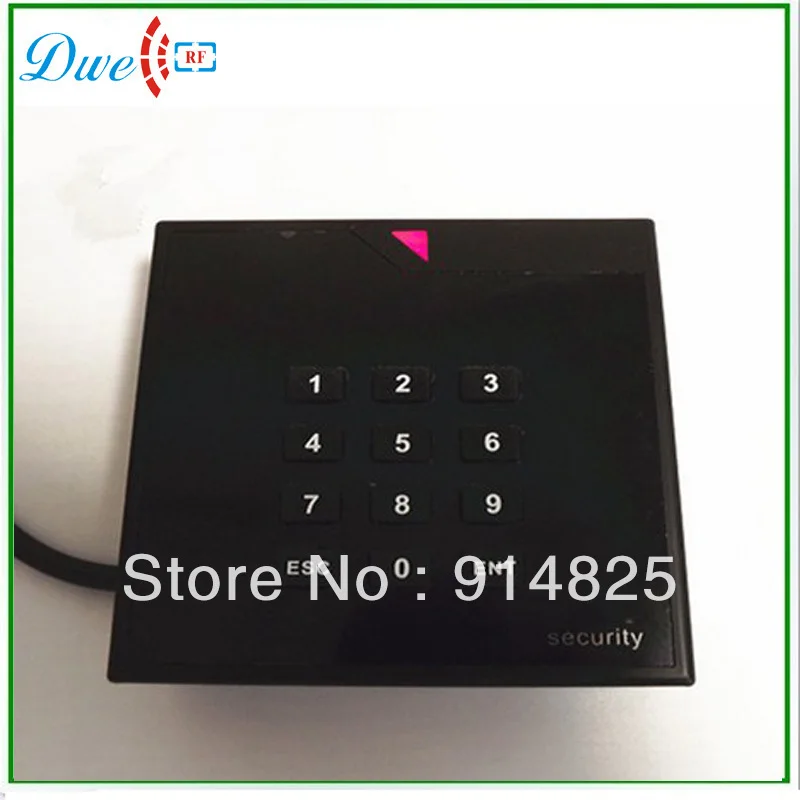 

Promotion + 12V wholesale 125khz EM-ID rfid door access control keypad rfid proximity smart card reader