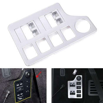 

YAQUICKA Car Trunk Seat Electric Adjust Button Switch Panel Frame Trim Styling Sticker For Land Rover Discovery 5 2017