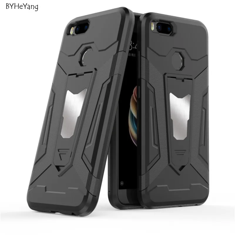 BYHeYang Xiaomi Mi A1 Case Mia1 5X Mi5x Cover Magnetic Holder Car Armor Back for mi 5.5&quot |
