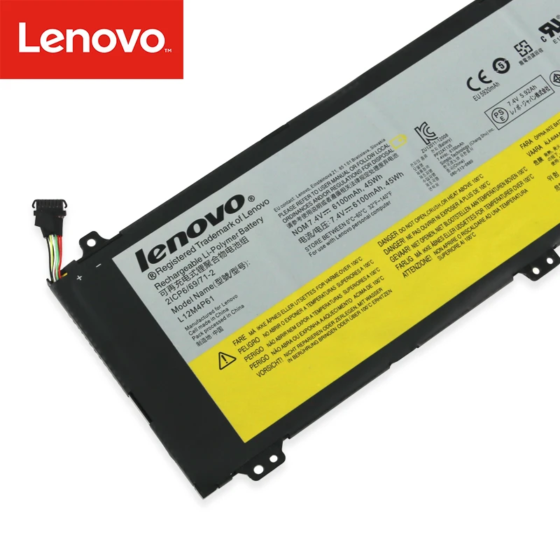 Ноутбук аккумулятор для Lenovo IdeaPad U330 сенсорный U330p U330t L12M4P61 7,4 V 45Wh