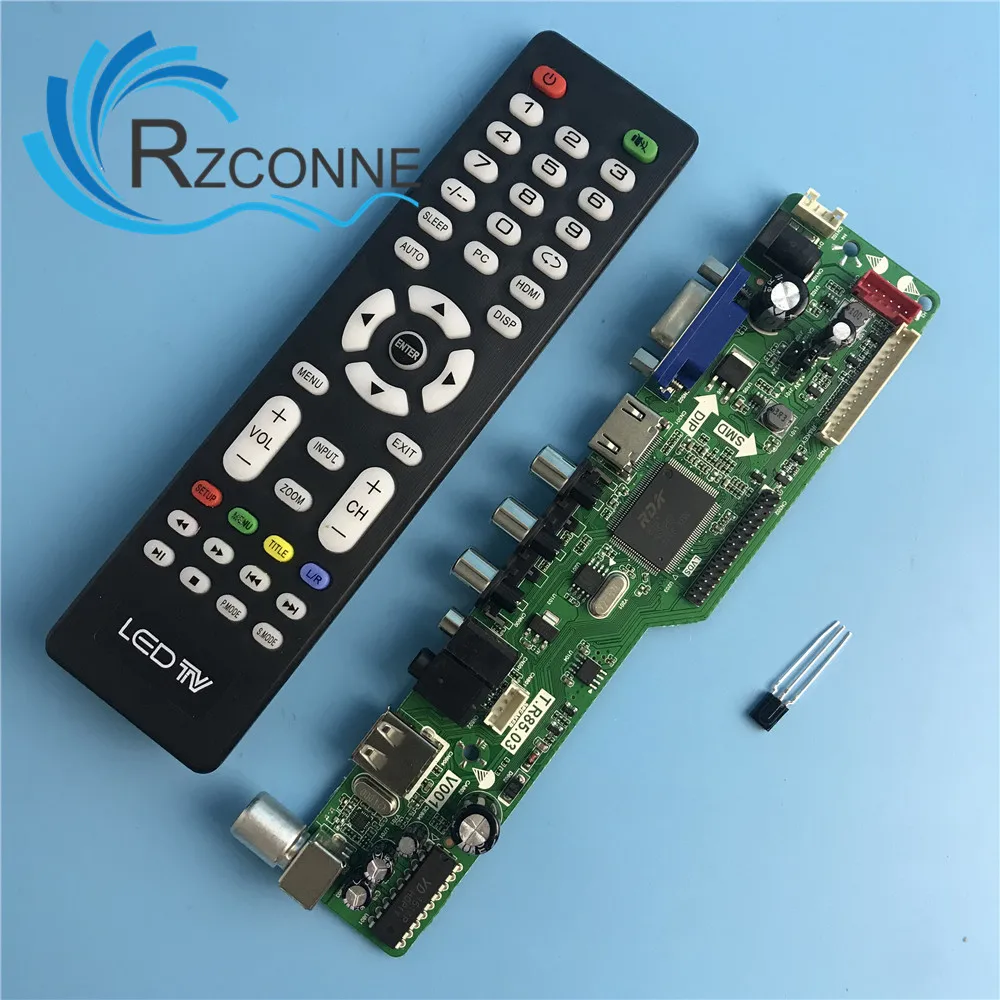 

LA.MV29.P Universal LCD Controller Board Resolution TV Motherboard VGA/HDMI/AV/TV/USB HDMI Interface Driver Board