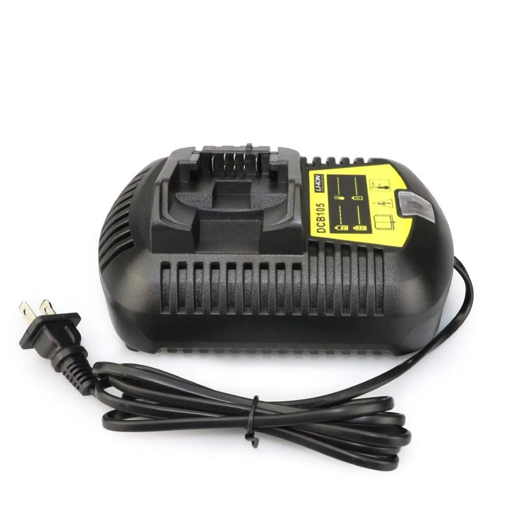 Зарядное устройство для литий ионных батарей Dewalt DCB101 DCB105 DCB107 DCB112 DCB115 100 240 В с