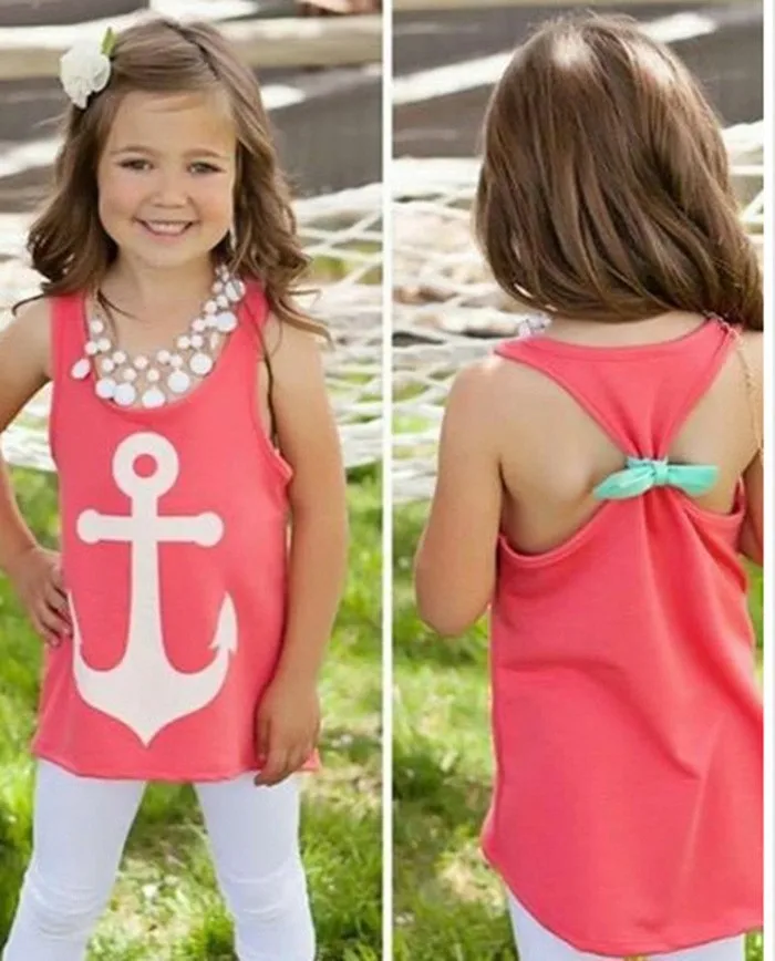 Baby Tops Children Vest girls Summer T Shirts Girls Tank 2016 Fashion