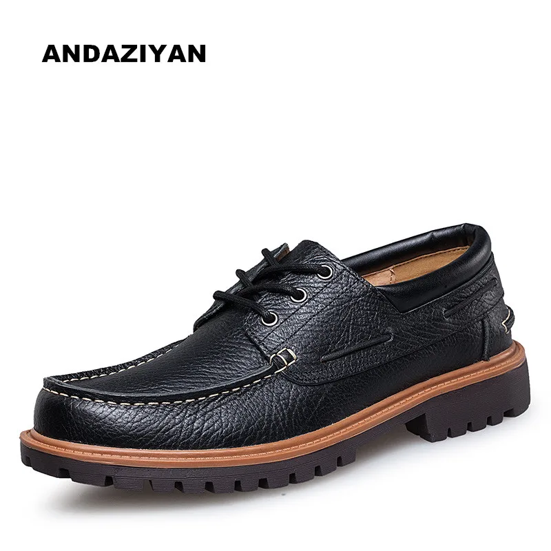 

Spring and autumn low to help casual shoes XL leather men's shoes with British handmade shoes
