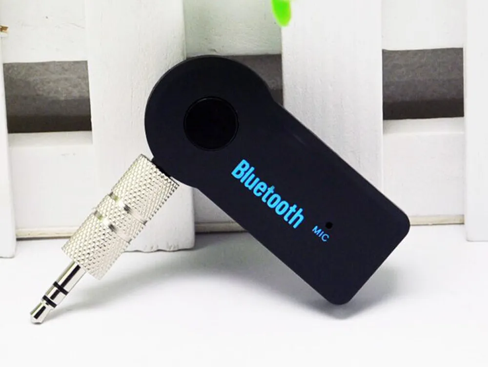 Handfree Автомобильный Bluetooth музыкальный приемник Универсальный 3,5 мм потоковый A2DP беспроводной авто AUX аудио адаптер с микрофоном для телефона MP3