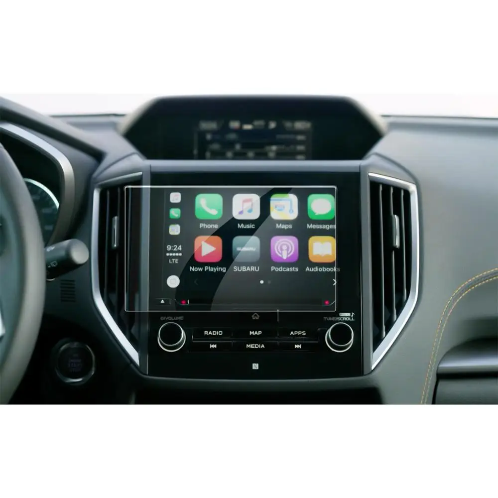 RUIYA Защита экрана для Subaru Impreza 8 дюймовый автомобильный gps навигации с сенсорным центр дисплей, 9 H закаленное стекло экрана Защитная пленка