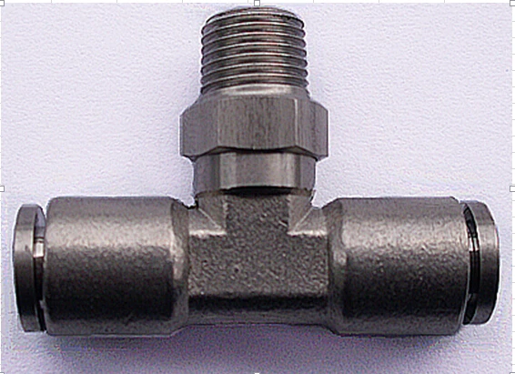 

Tube size 10-3/8 BSPT thread stainless steel 316 Male branch tee Type pneumatic fitting