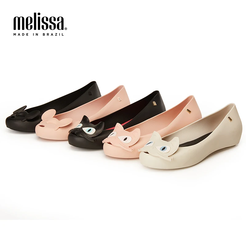 Melissa/обувь Cat 2020 Новые женские сандалии на плоской подошве Обувь Melissa для женщин