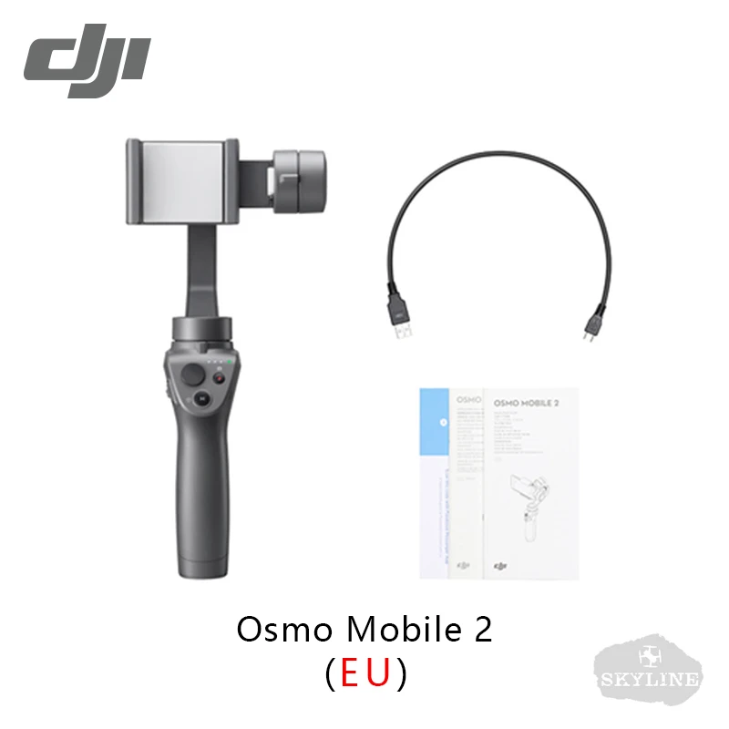 DJI Osmo Mobile 2 ручной карданный 3-осевой стабилизатор, FIF Кубка мира панорама функции подходит для телефонов